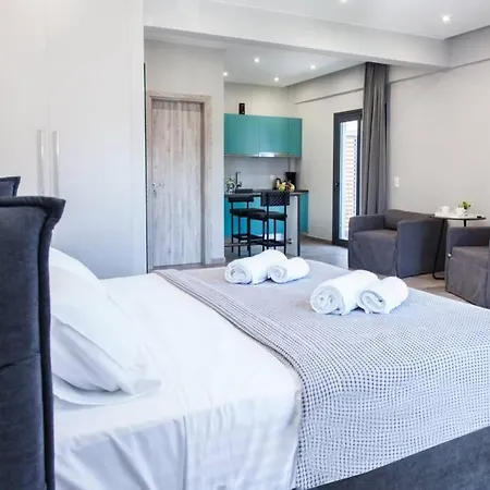 E Spacious Cornered Brand New Studio E Apartment Athens